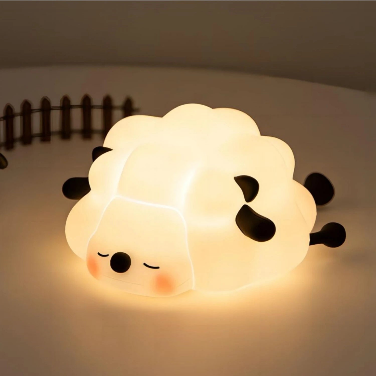 Premium Silicone Squishy Night Light – Soft & Dimmable Nursery Lamp
