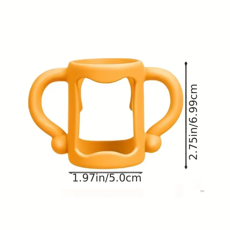 Easy Grip Baby Bottle Handle – Universal Soft Silicone Holder