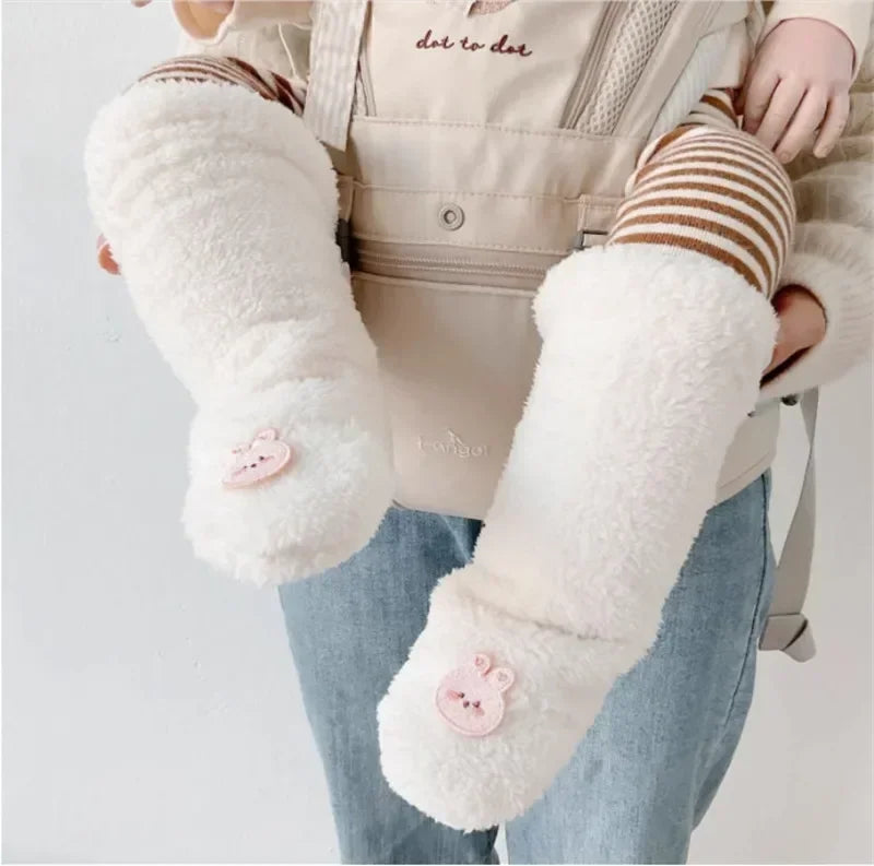 Cozy Winter Baby Booties – Soft Warm Fleece Anti-Slip Socks