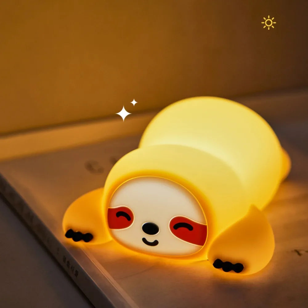 Premium Silicone Squishy Night Light – Soft & Dimmable Nursery Lamp
