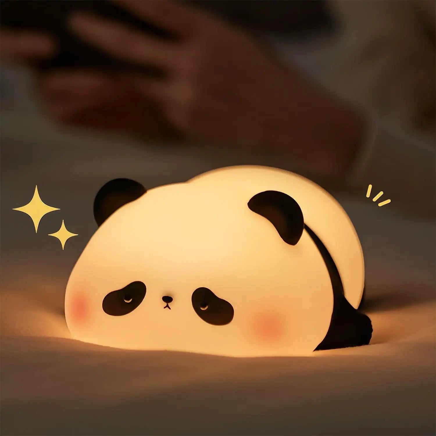 Premium Silicone Squishy Night Light – Soft & Dimmable Nursery Lamp