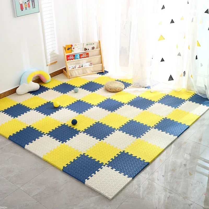 12-Piece Soft EVA Foam Play Mat – Interlocking Baby Floor Tiles (30×30cm)